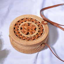 Load image into Gallery viewer, 2019 Straw Bag Bohemian Knitting Travel Circular